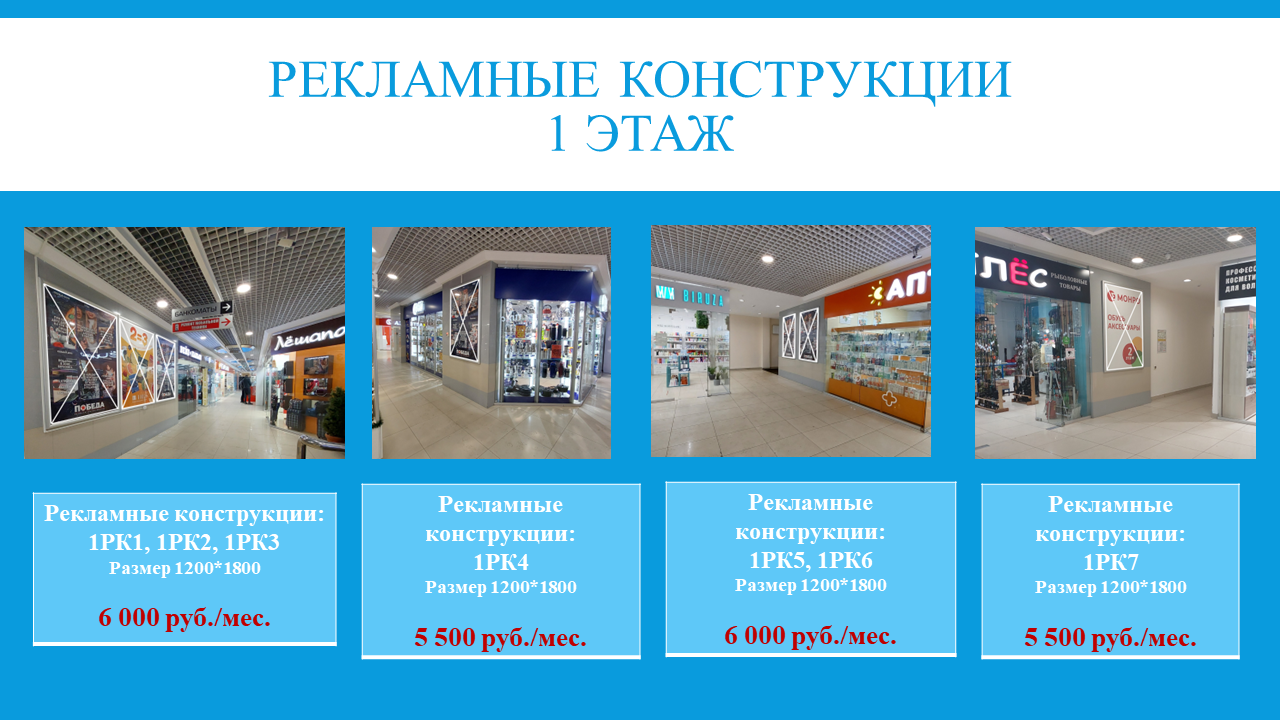 Реклама в ТЦ | Торговый центр Гагаринский